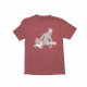 TSHIRT XL TINTIN VALISE ROUGE