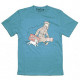 TSHIRT S TINTIN VALISE BLEU