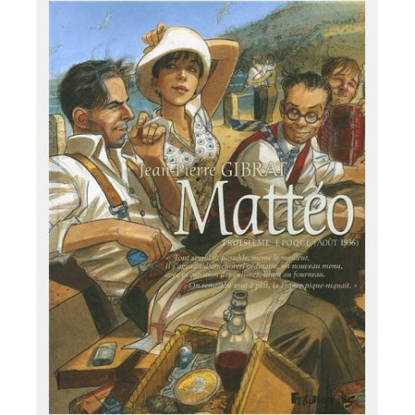 MATTEO TOME 3-TROISIEME EPOQUE AOUT 1936