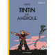 TINTIN AMERIQUE - VERSION COLORISE - COUVERTURE REVEIL