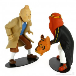 RESINE-TINTIN ET ABDALLAH FACE A FACE -COL RENCONTRES