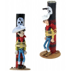 LUCKY LUKE ATTACHE AU POTEAU DE TORTURE -  PIXI ORIGINE REF 5487