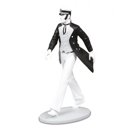 FIGURINE CORTO MALTESE - NOIR  BLANC - CANAL BD