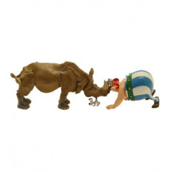 OBELIX NEZ A NEZ AVEC LE RHINOCEROS - ASTERIX - PIXI REF 2369