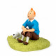 TINTIN ASSIS DANS L HERBE