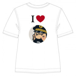 T SHIRT I LOVE HADDOCK - TAILLE XXL