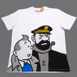 T SHIRT TINTIN HADDOCK TAILLE S