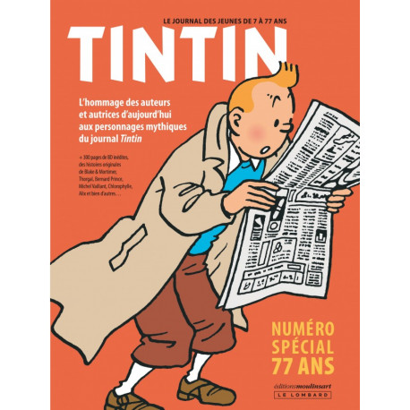 JOURNAL TINTIN - SPECIAL 77 ANS