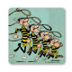 LUCKY LUKE DALTONS GETTING CAUGHT AGAIN COASTERS 10X10