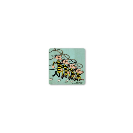 LUCKY LUKE DALTONS GETTING CAUGHT AGAIN COASTERS 10X10