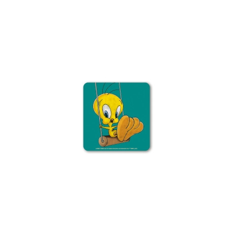 TWEETY SWING LOONEY TUNES COASTERS COLOURED 10X10