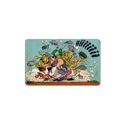 FIGHT WITH FISH ASTERIX BREAKFAST BOARDS COLOURED