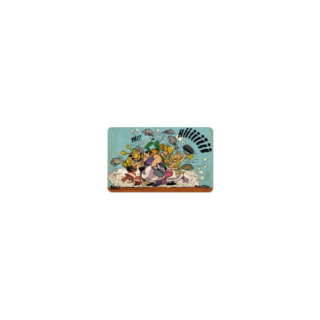 FIGHT WITH FISH ASTERIX BREAKFAST BOARDS COLOURED