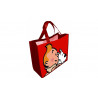 TINTIN ET MILOU SAC ROUGE SEMI IMPERMEABLE 45 X 38 X 20 CM