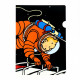 TINTIN SUR LA LUNE CHEMISE PLASTIQUE 22X30CM