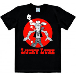 T-SHIRT LUCKY-LUKE CIGARETTE ADULTE TAILLE XS