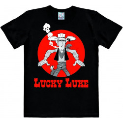 T-SHIRT LUCKY-LUKE CIGARETTE ADULTE TAILLE S