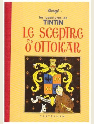 TINTIN FACSIMILE NOIR ET BLANC T08 LE SCEPTRE D OTTOKAR