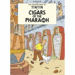 TINTIN CARTE POSTALE CIGARS OF THE PHARAON