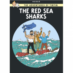 TINTIN CARTE POSTALE THE RED SEA SHARKS
