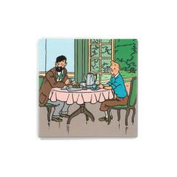 MAGNET DEJEUNER TINTIN