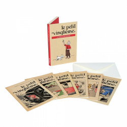 SET 6 CARTES POSTALES PETIT XXEME ET ENVELOPPES