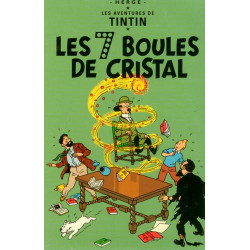 LES 7 BOULES DE CRISTAL POSTER TINTIN COUVERTURE BD