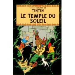 POSTER LE TEMPLE DU SOLEIL TINTIN