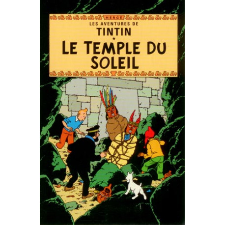 POSTER LE TEMPLE DU SOLEIL TINTIN