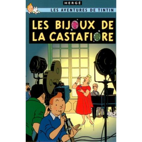 LES BIJOUX DE LA CASTAFIORE TINTIN POSTER COUVERTURE BD