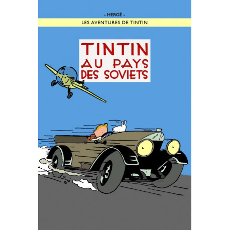 POSTER TINTIN AU PAYS DES SOVIETS COULEURS