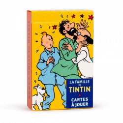 CARTES A JOUER LA FAMILLE DE TINTIN