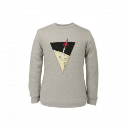 SWEAT TRIANGLE FUSEE TINTIN GRIS CLAIR XL