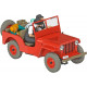 TINTIN VOITURE 124E LA JEEP ROUGE N6