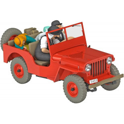 TINTIN VOITURE 124E LA JEEP ROUGE N6