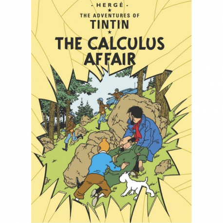 TINTIN CARTE POSTALE THE CALCULUS AFFAIR