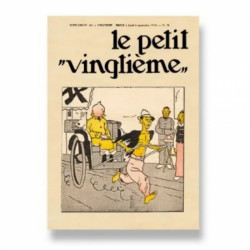 CARTE POSTALE TINTIN LE PETIT VINGTIEME LE LOTUS BLEU N36