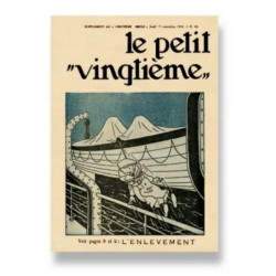 CARTE POSTALE TINTIN LE PETIT VINGTIEME LE LOTUS BLEU N46