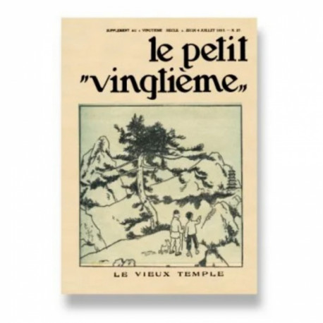 CARTE POSTALE TINTIN LE PETIT VINGTIEME LE LOTUS BLEU N27