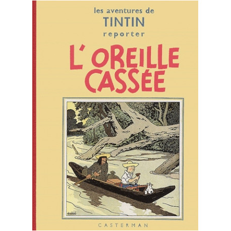 TINTIN - FAC-SIMILE NOIR ET BLANC - T06 - LOREILLE CASSEE