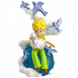 LE PETIT PRINCE ET LE MOUTON SUR LA PLANETE