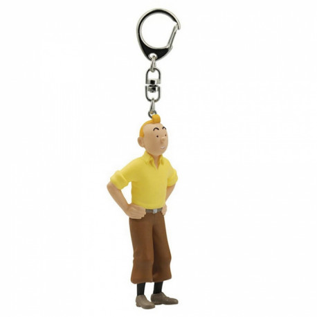 TINTIN DEBOUT PORTE CLEF 6 CM