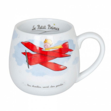 TASSE MUG SNUGGLE KONITZ EN PORCELAINE LE PETIT PRINCE AVION