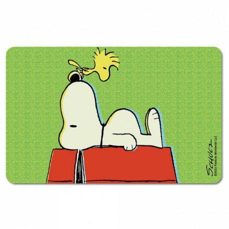 PEANUTS SNOOPY ET WOODSTOCK PLANCHE A PETIT DEJEUNER 23 CM