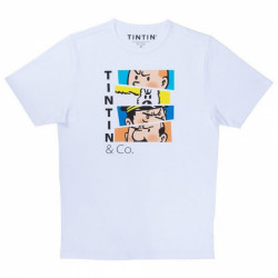 T SHIRT TINTIN ET CO COULEUR ADULTE TAILLE XS