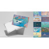 10 CARTES POSTALES EDENA DE MOEBIUS