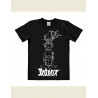 T SHIRT ASTERIX SKETCH NOIR ADULTE TAILLE XS