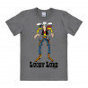 LUCKY LUKE COWBOY GRIS SLIMFIT ADULTE T SHIRT  TAILLE XS