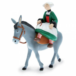 BECASSINE A DOS DE MULET FIGURINE 10CM
