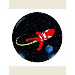 FUSEE TINTIN MAGNET 6CM